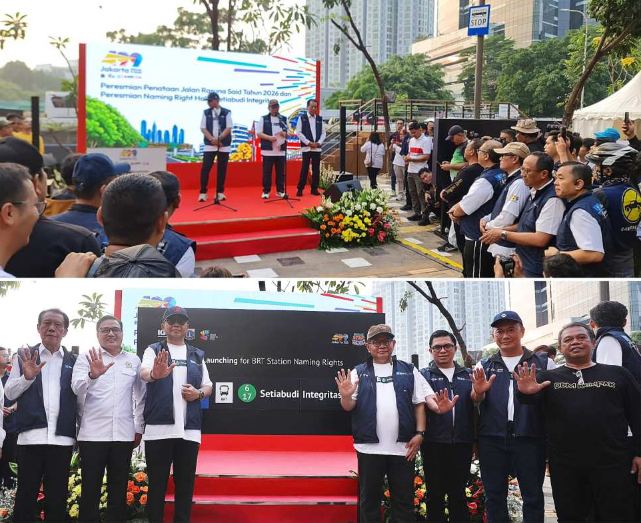 Gubernur Pramono Anung Resmikan Wajah Baru Jalan H.R. Rasuna Said, Hadirkan Koridor Modern Berkonsep Complete Street